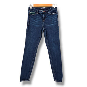 Tommy Hilfiger‎ Women's Stretch Raleigh High Rise Skinny Jeans Dark Wash Size 2